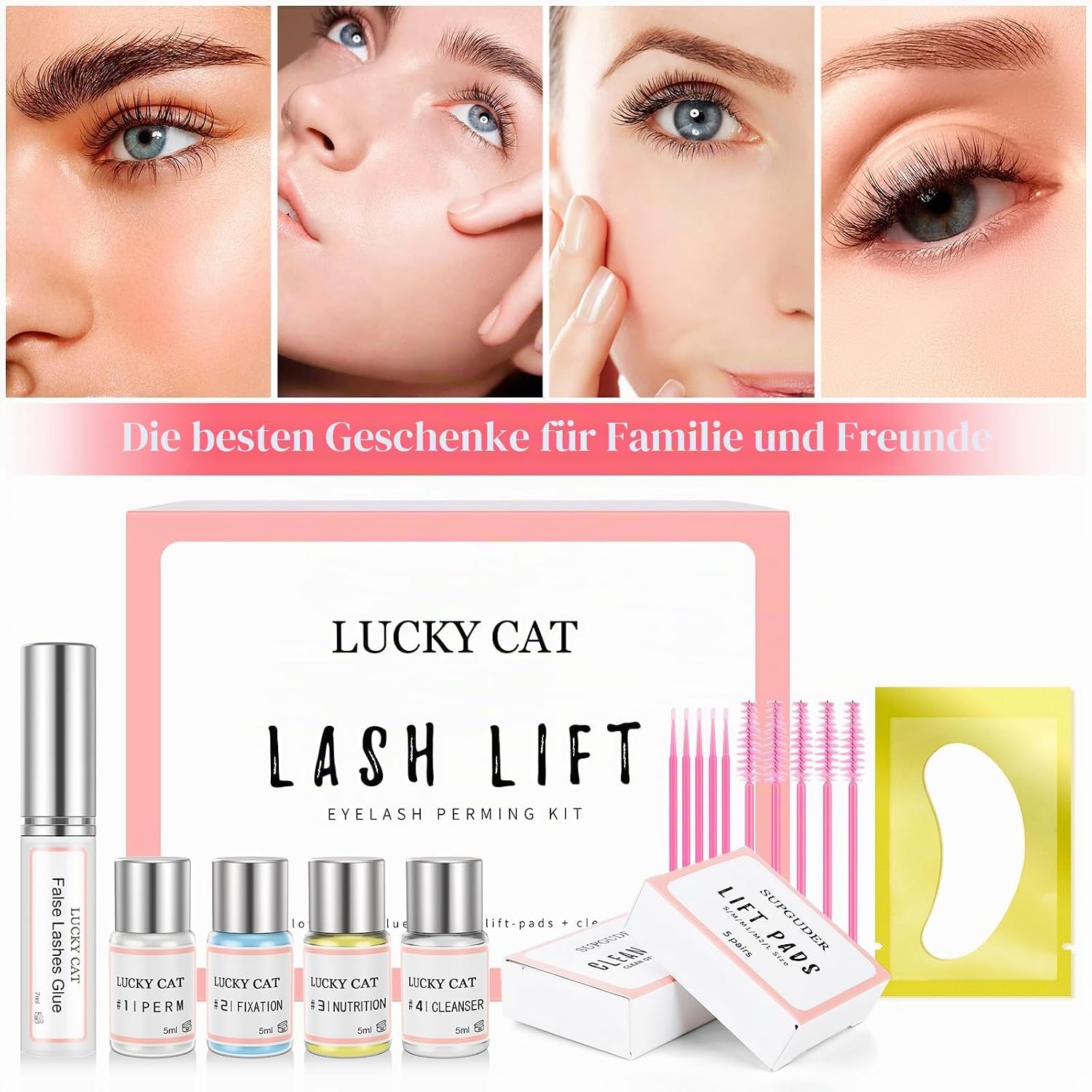 Thumbnail 6 de Wimpernlifting Set – Aktualisiertes Lash Lifting Kit mit Silikonkissen, natürlicher Schwung