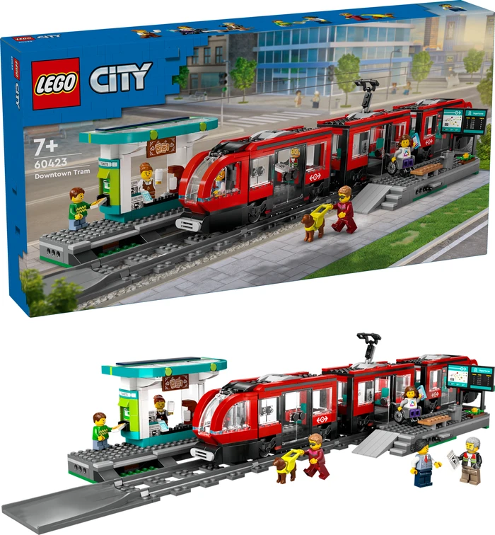 Detalle 1 de Lego 60423 StraĂźenbahn đźš‹