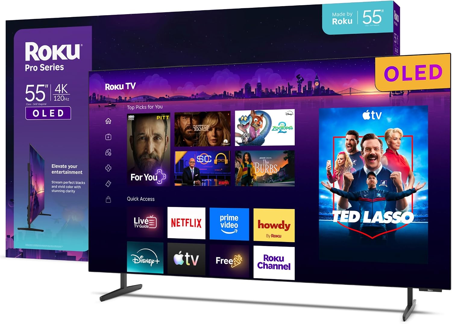 Detalle de Roku OLED TV 55-Inch