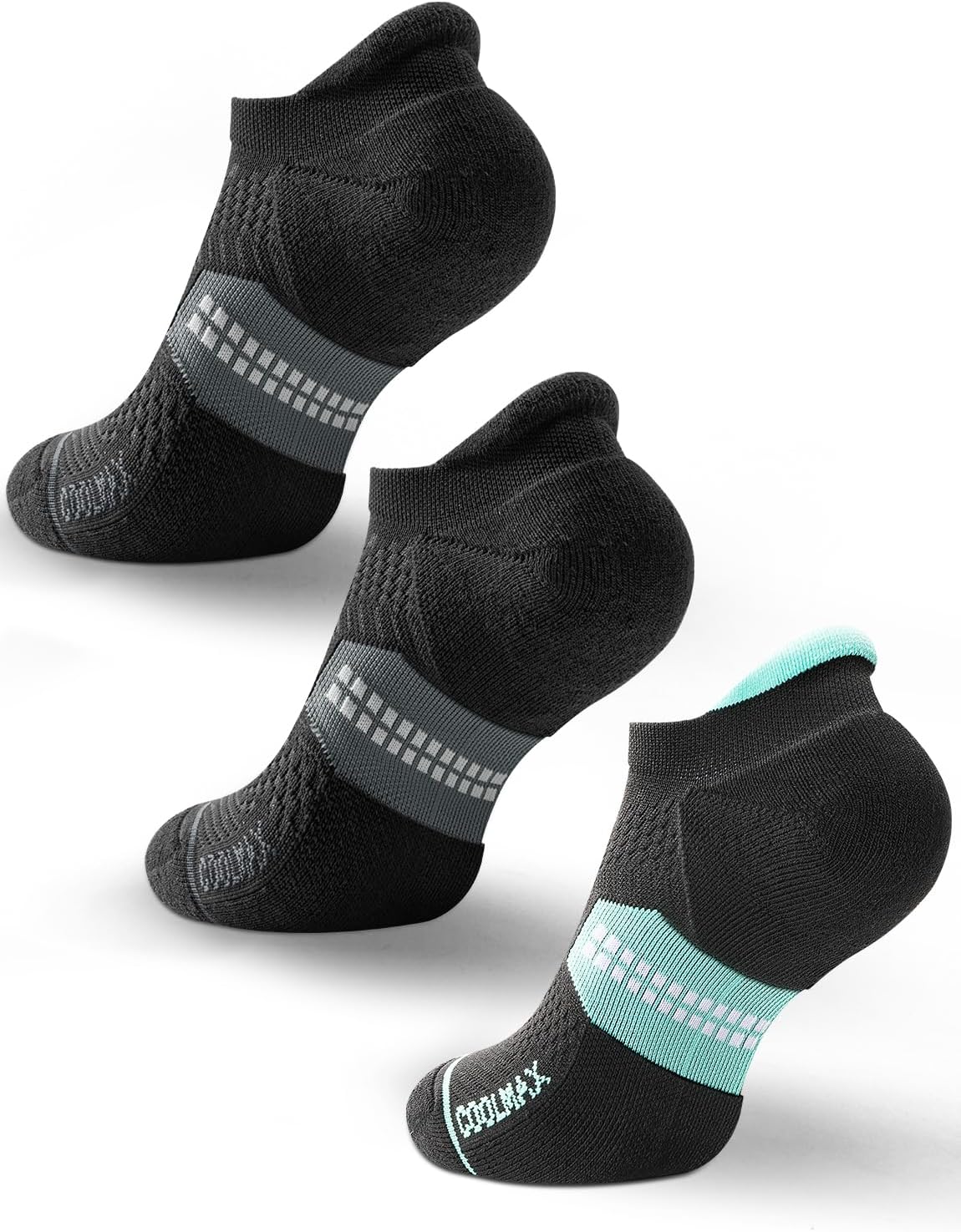 Detalle de Calzini da corsa invisibili in compressione 15-20 mmHg Coolmax Bamboo da donna Juclise