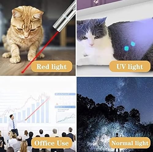 Detalle de TechNest LED-Katzenspielzeug 7-in-1: Interaktives Lichtspielzeug für Katzen und Hunde