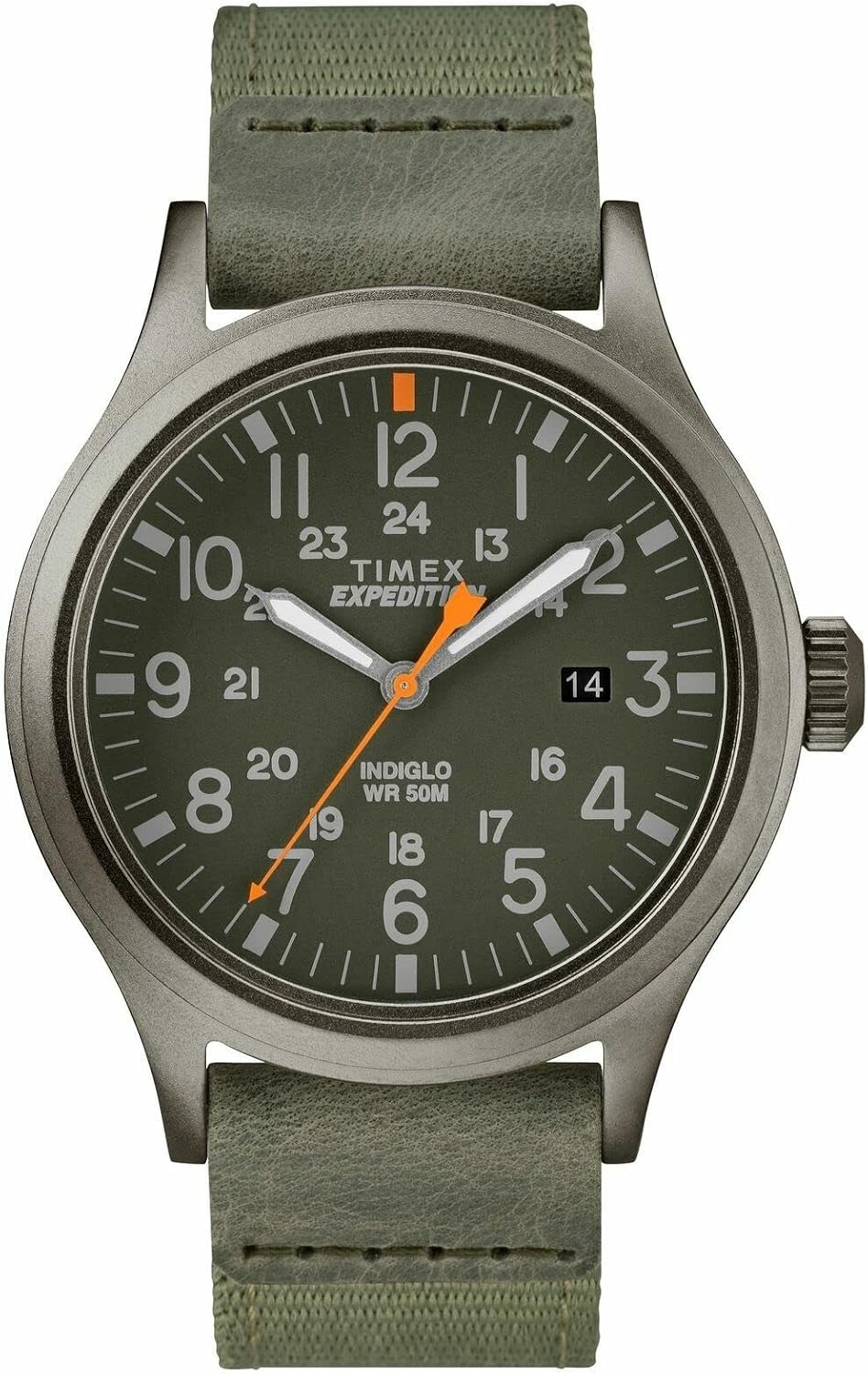 Detalle de Timex Expedition Scout 40 mm mit Nylonarmband – zuverlässige Alltags- und Outdoor-Uhr