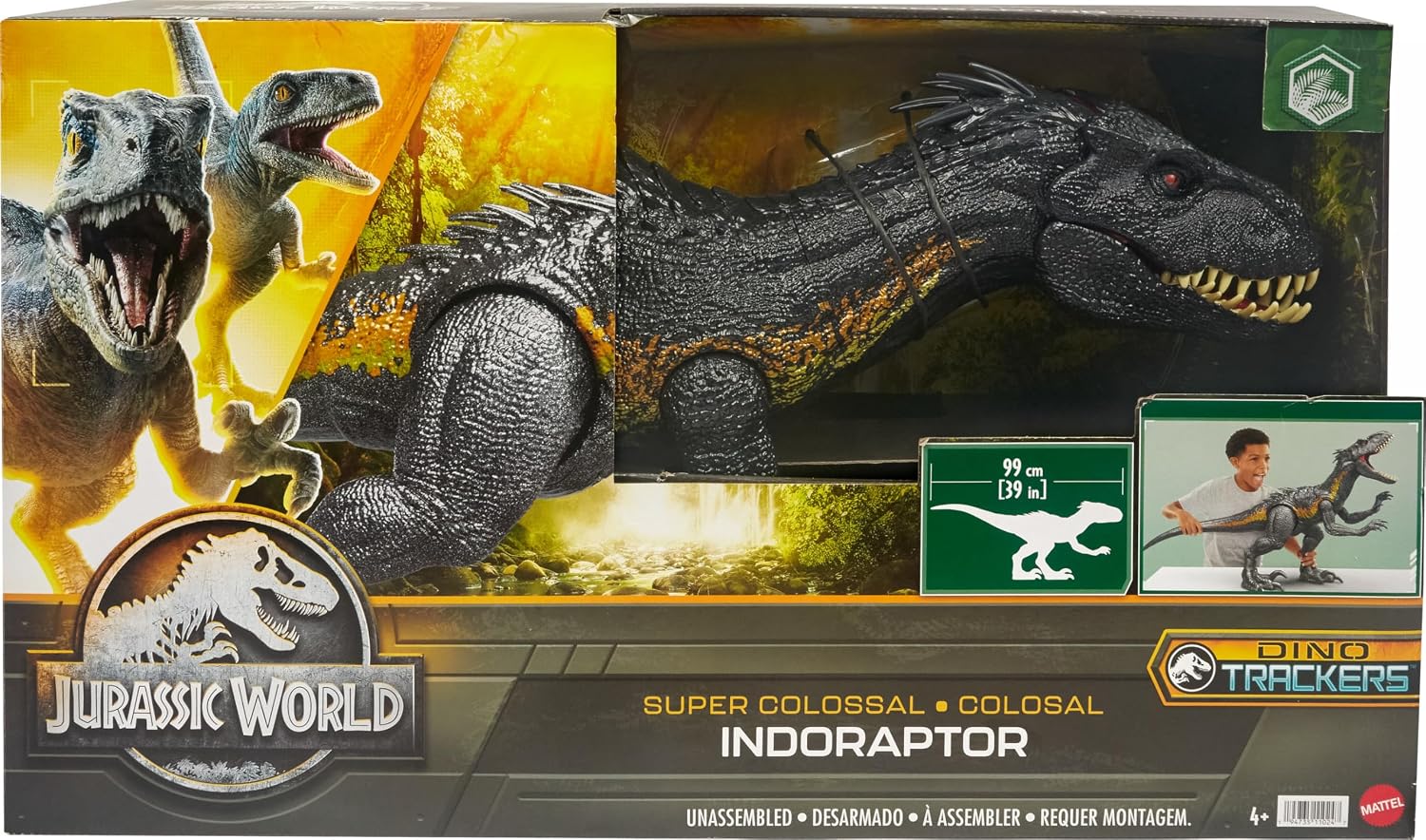 Thumbnail 5 de Mattel Jurassic World Indoraptor Gigante de Juguete 🦖