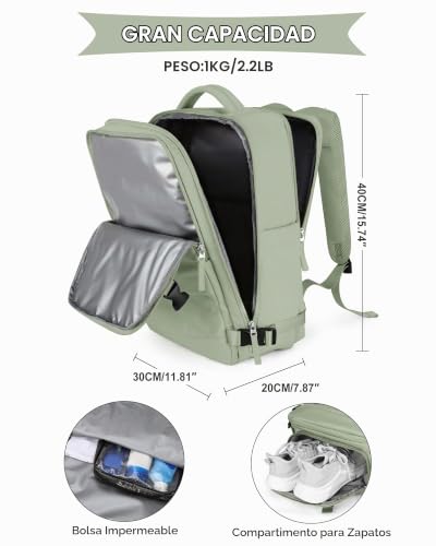 Thumbnail 2 de SZLX Mochila de Viaje Cabina 40x30x20 para mujer: versátil, organizada y apta para Ryanair
