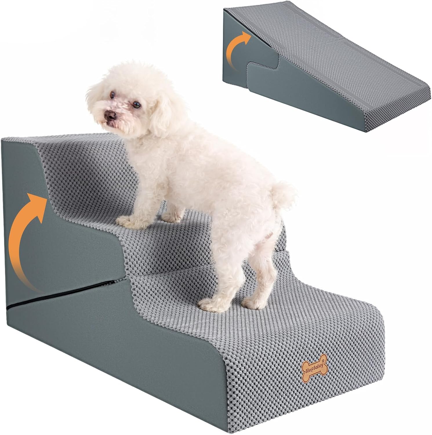 Thumbnail 6 de Nepfaivy Hundetreppe 3‑Stufig 60x40x40cm
