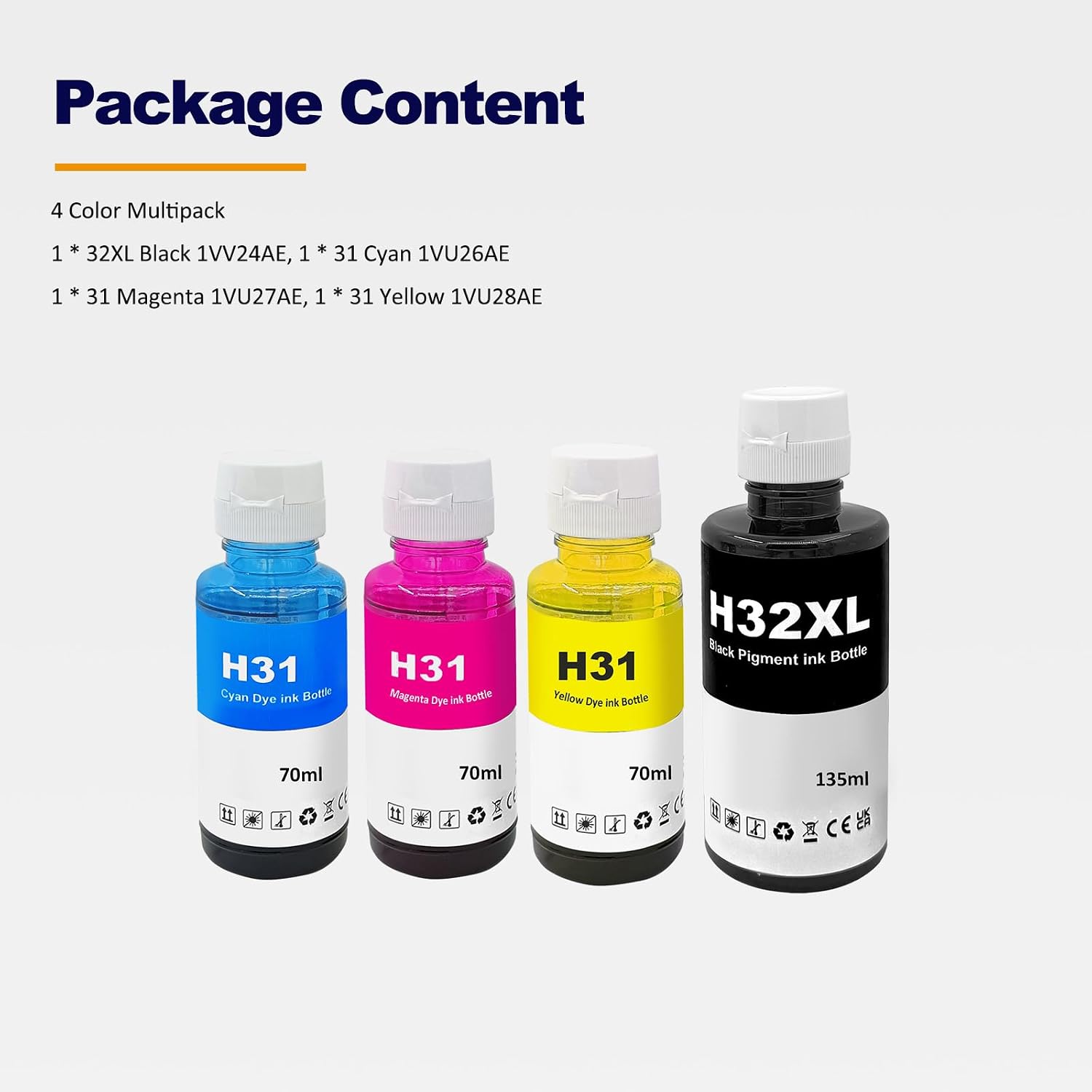Thumbnail 2 de LAIPENG 31 32XL Inchiostro compatibile HP