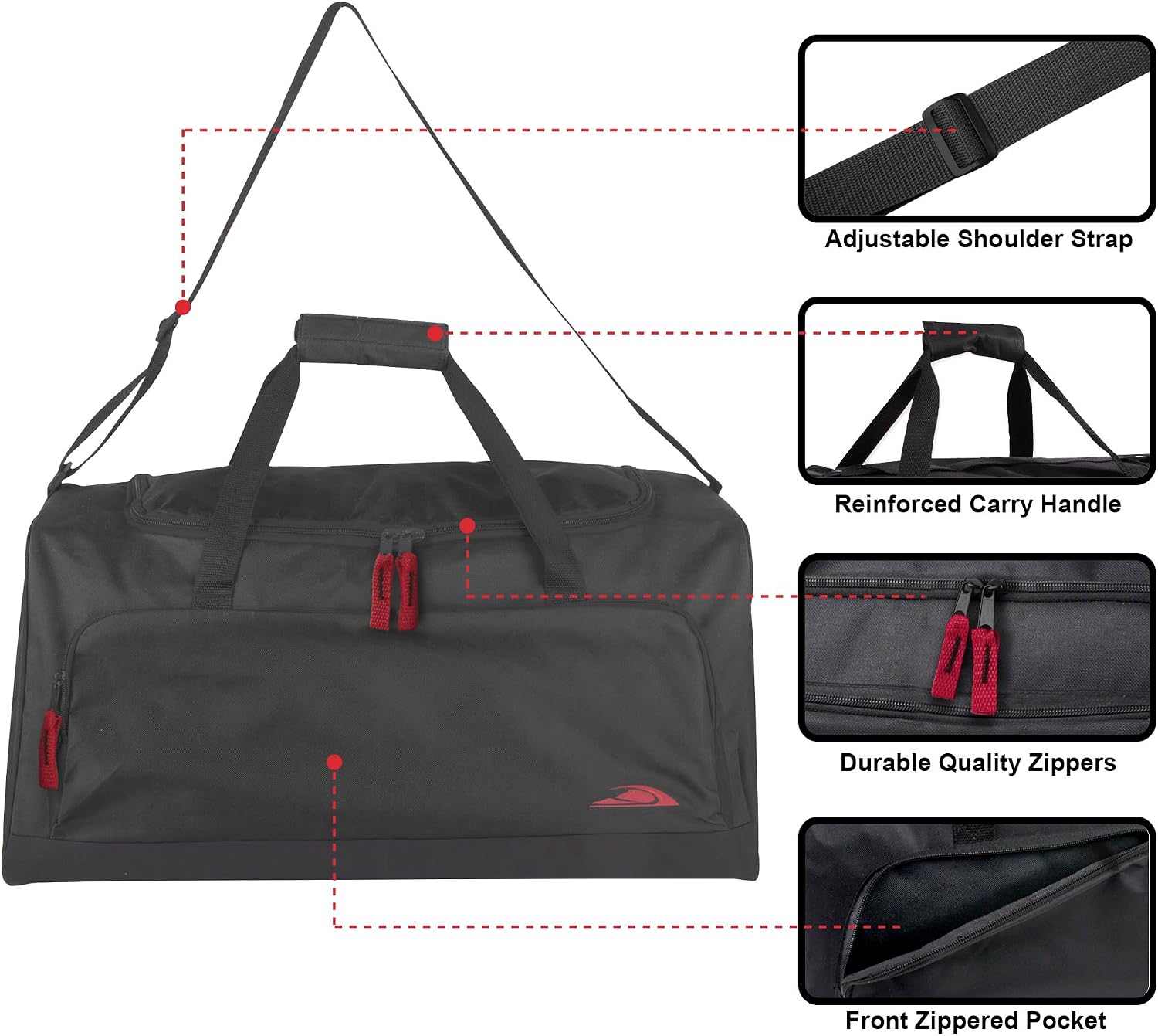 Thumbnail 1 de Trail maker 55 Litre 24 Inch Lightweight Canvas Duffle Bag
