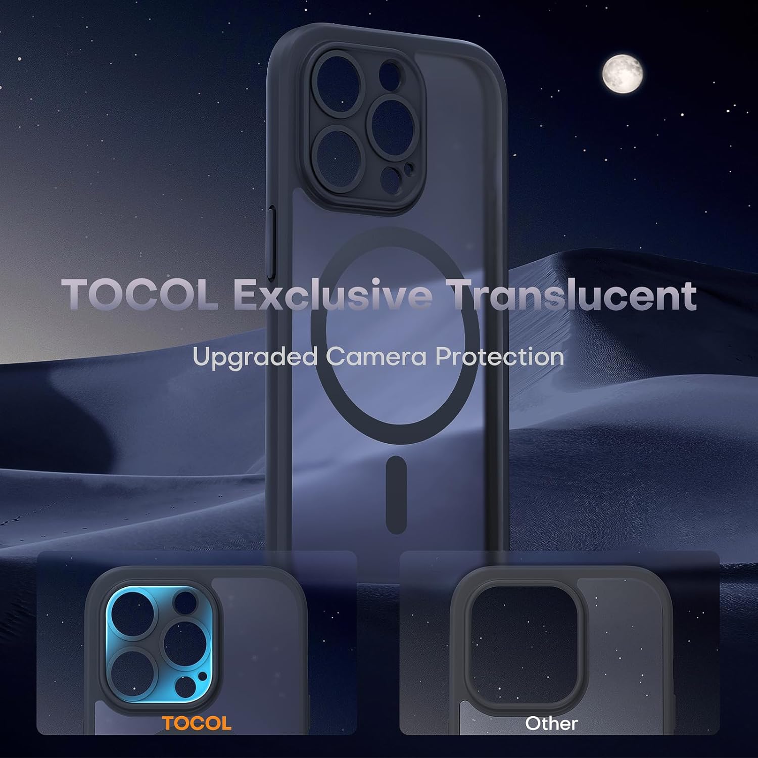Thumbnail 4 de TOCOL Magnetic iPhone 14 Pro Case 6.1-Inch with MagSafe