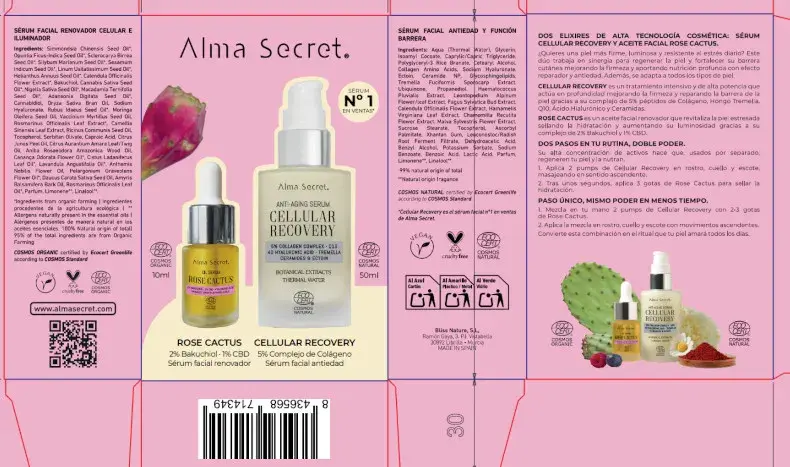 Thumbnail 1 de Alma Secret Sérum Cellular Recovery 50 ml + Mini Sérum Oil Rose Cactus 10 ml