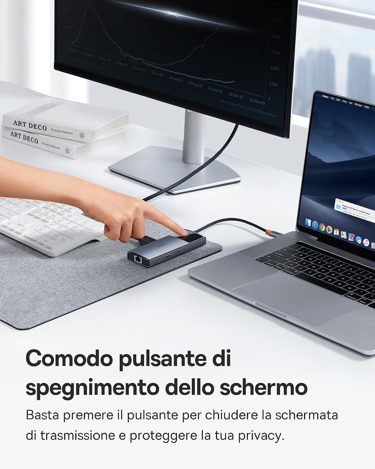 Thumbnail 4 de Baseus Hub USB C 10Gbps Adattatore 6 in 1