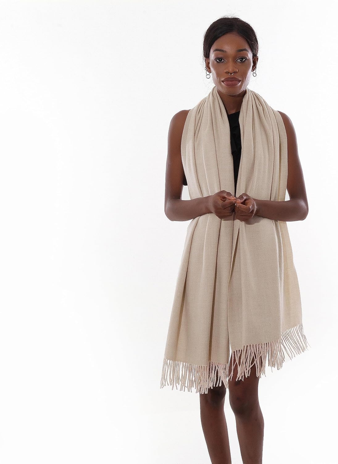 Thumbnail 2 de Sciarpa Pashmina Donna Invernale – Scialle Elegante e Grande 200×70 cm, per cerimonie e serate