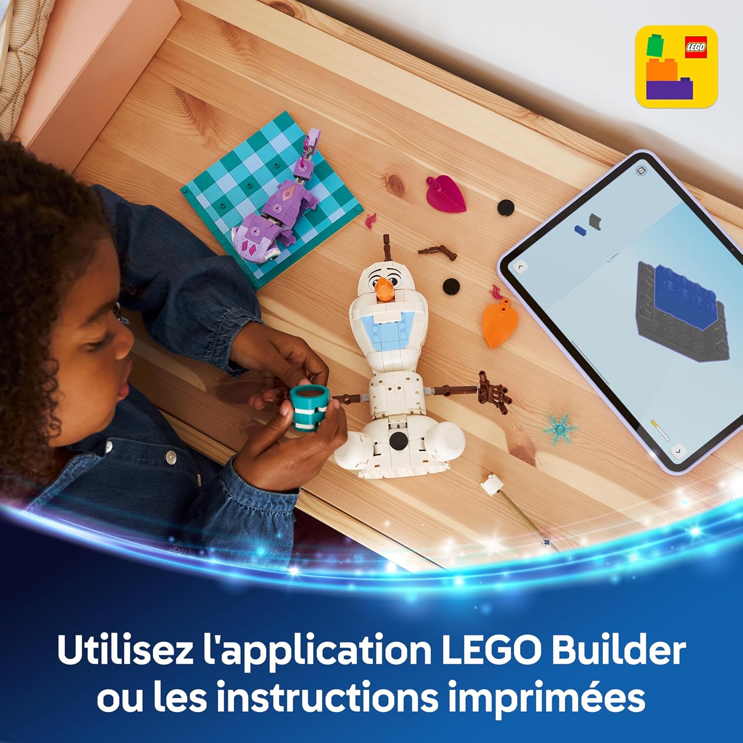 Detalle de LEGO Disney Le Pique-Nique d’Olaf et Bruni (43287) – Figurines LEGO ǀ Disney pour enfants dès 7 ans