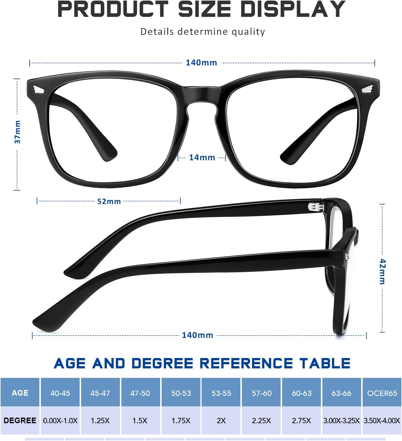 Detalle de AIMISUV Reading Glasses 5-Pack