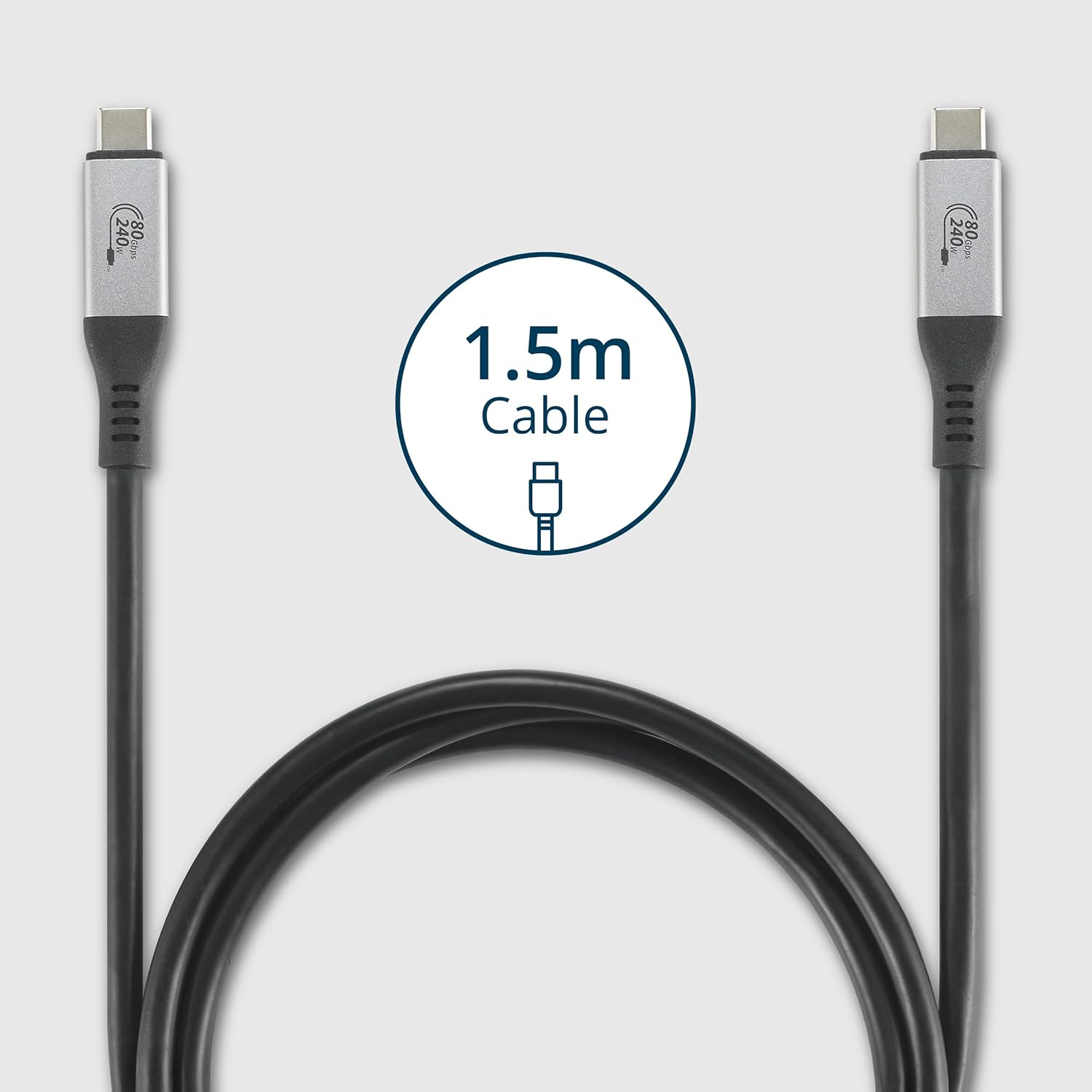 Thumbnail 4 de Kensington K32301WW USB4 Cable 1.5m ๐