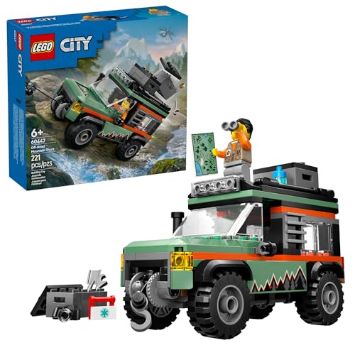 Detalle de LEGO City Off-Road 4x4 Mountain Truck (60447) - Adventure Building Set for 6+