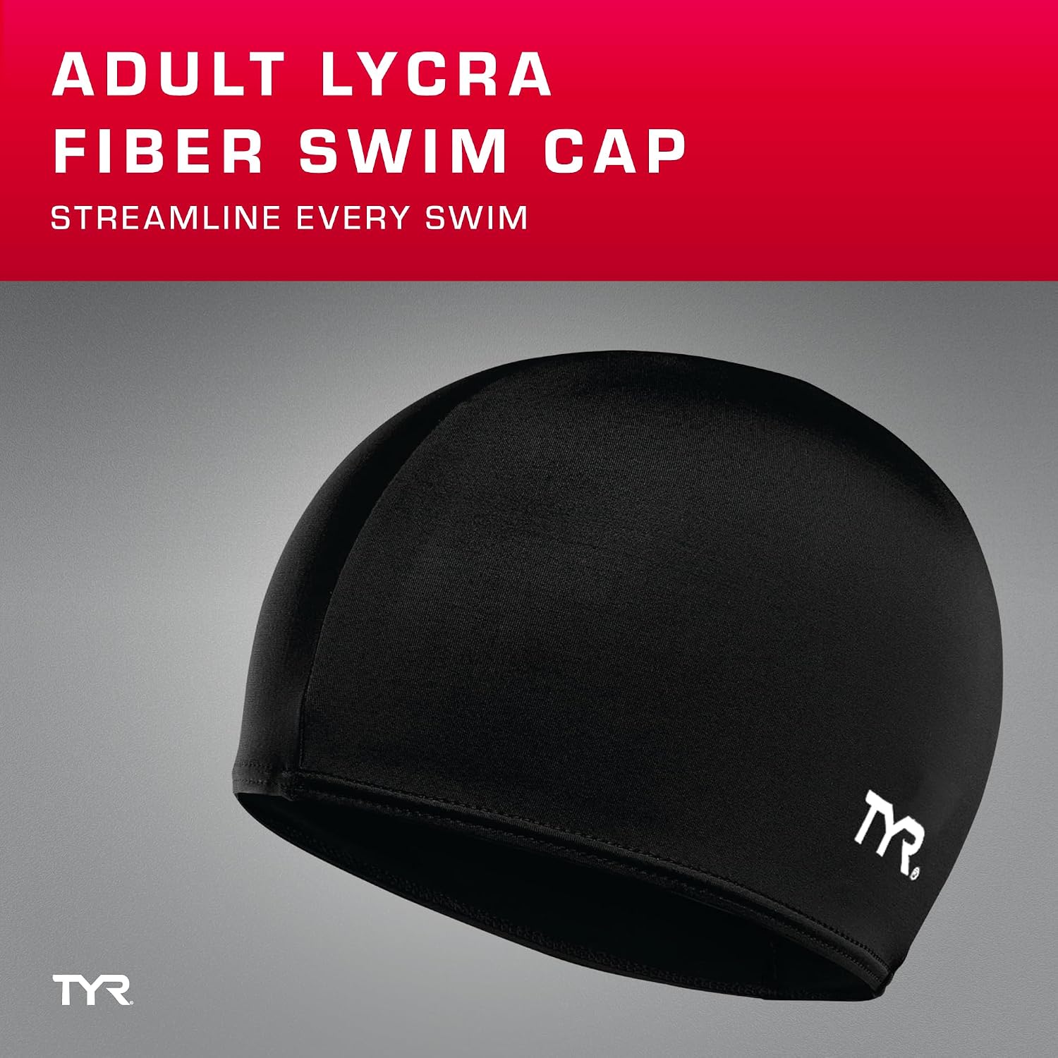 Thumbnail 1 de TYR Adult Lycra Swim Cap