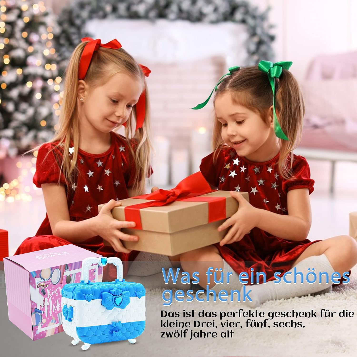 Thumbnail 6 de Frozen Kinderschminke Set Mädchen – Waschbarer Schminkkoffer mit 57 Teilen