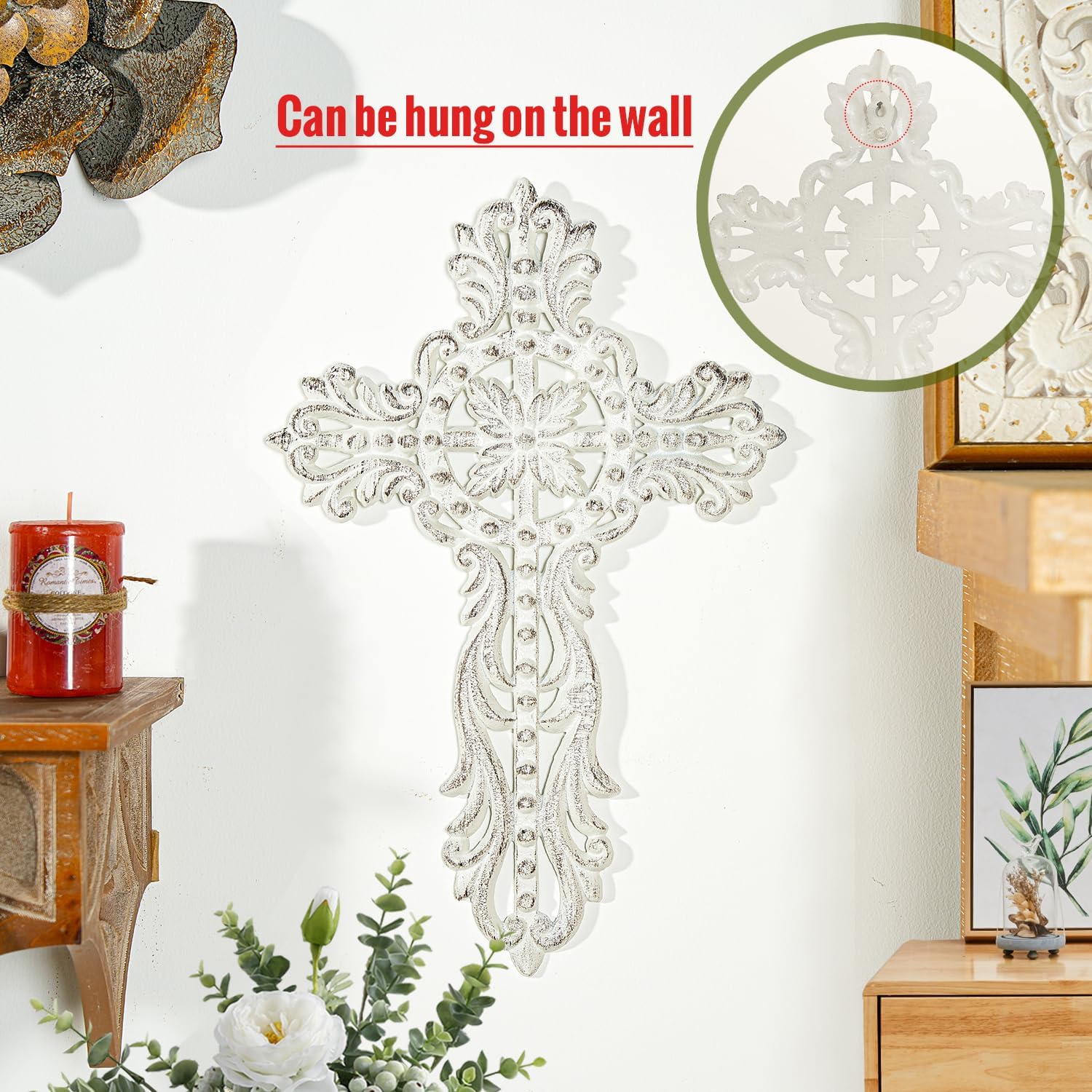 Thumbnail 3 de Sungmor iron wall cross 14.8 inches