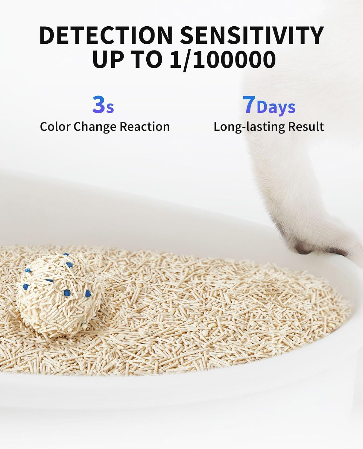 Detalle 2 de PETKIT Tofu Cat Litter: Fast Clumping, Health-Check Content, 2 Pack (4.8kg) — Practical Multi-Cat Litter