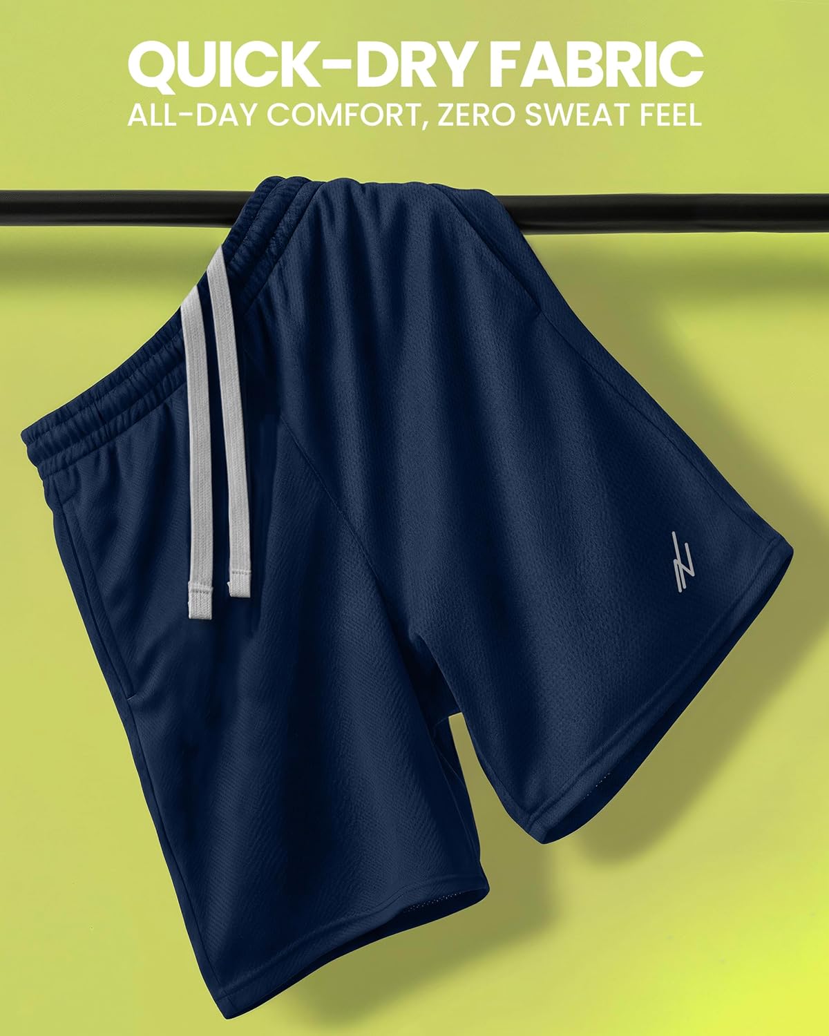 Thumbnail 4 de NY Threads Men's Athletic Shorts, 8-Inch Inseam Breathable Mesh