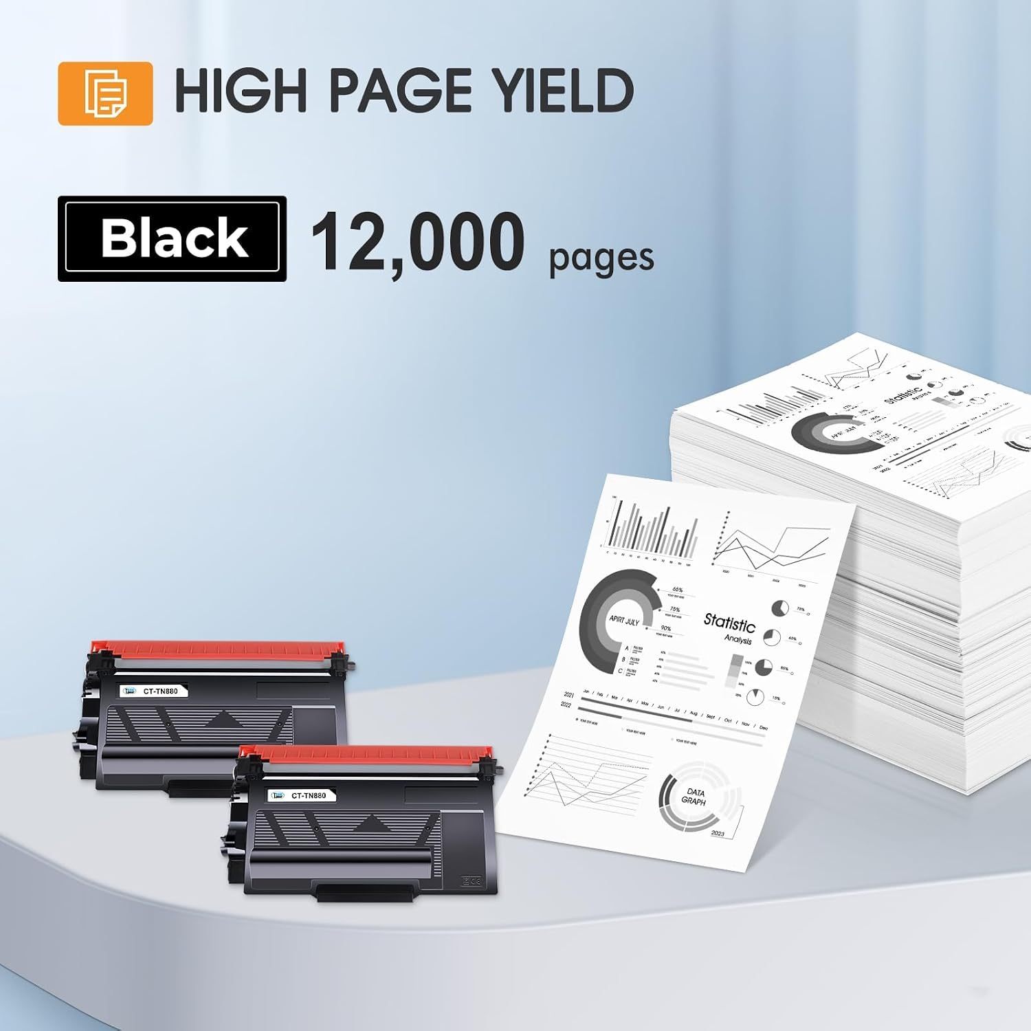 Detalle de Cool Toner TN-880 Black Toner Cartridge