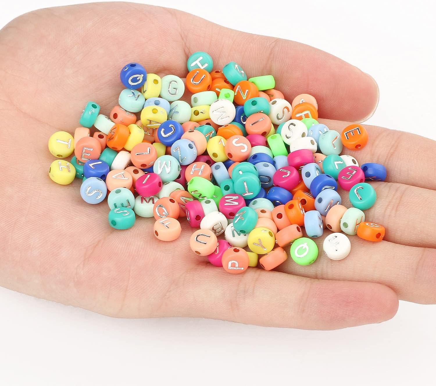 Thumbnail 4 de Song Xi Letter Beads 4 x 7 mm