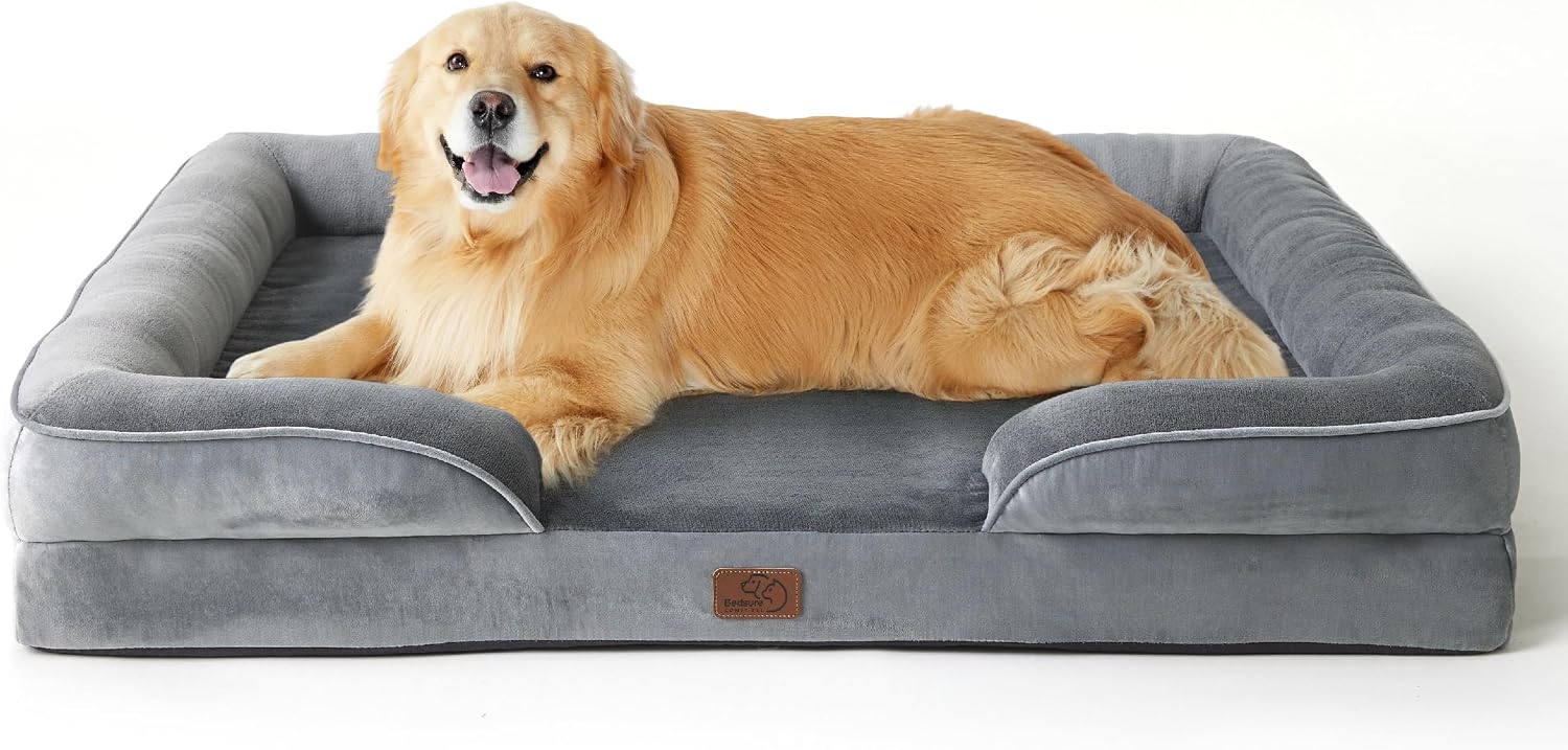 Detalle de Bedsure Dog Sofa Bed Extra Large 122x89x20cm