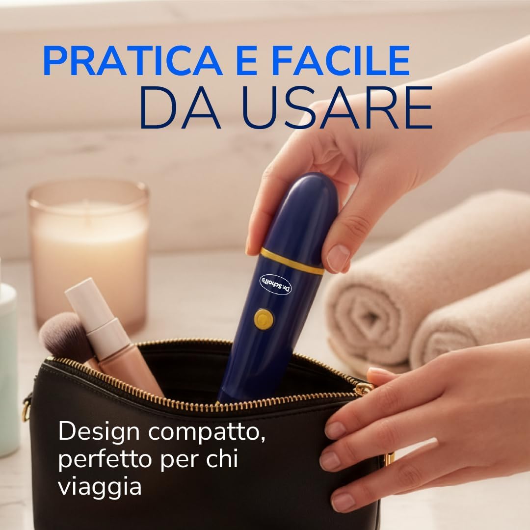 Detalle de Dr. Scholl’s Lima Piedi Elettrica Rimuovi Calli – Pedicure Professionale, Pelle Liscia in Secondi