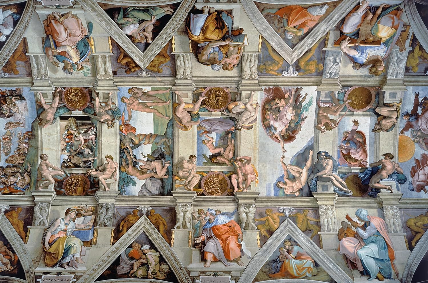 Detalle 2 de Ravensburger Puzzle Cappella Sistina 5000 pezzi, 153x101 cm 🧩