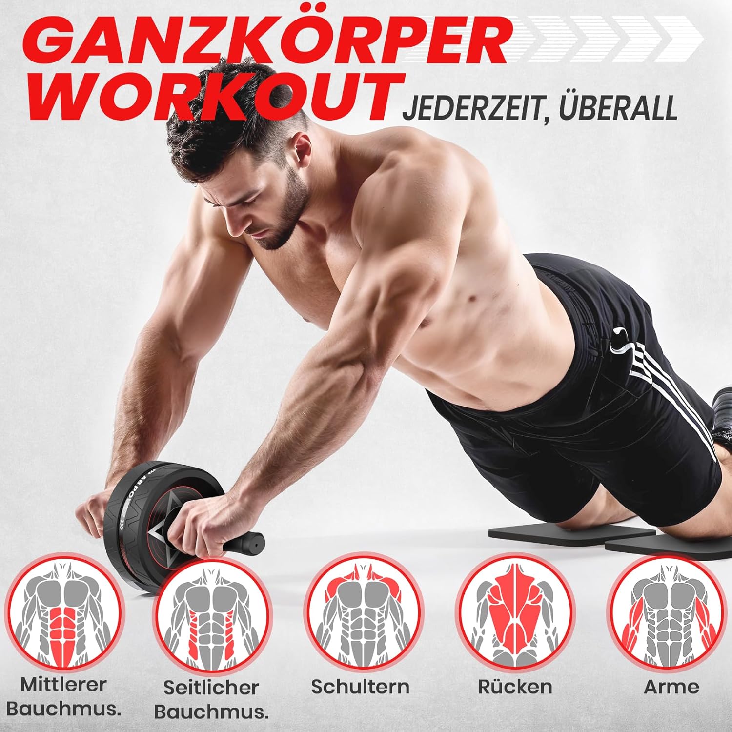 Thumbnail 3 de FUNFLEX Bauchroller 8 cm Breite Bauchtrainer