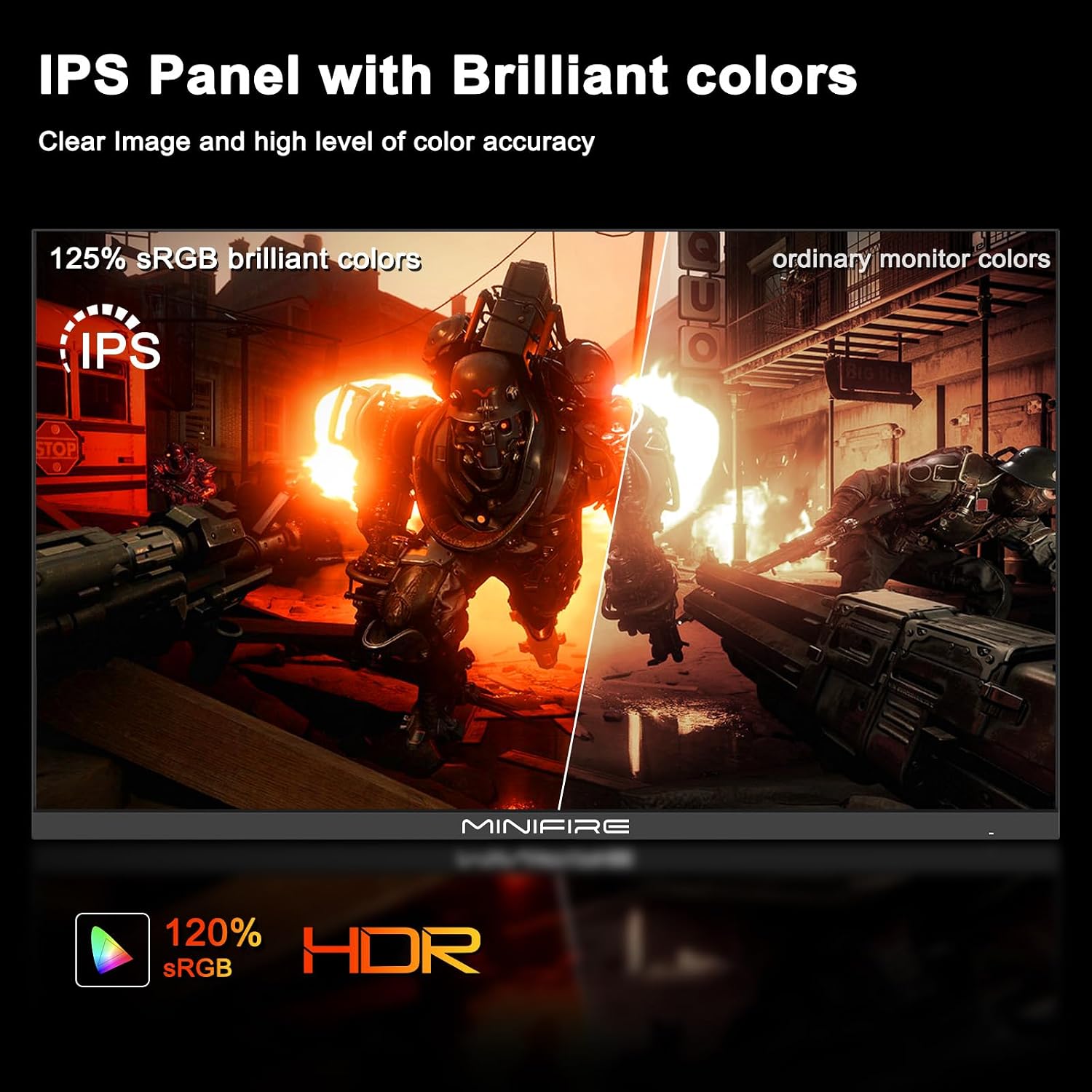 Thumbnail 2 de Minifire MFG27F4Q Gaming-Monitor 27" WQHD, 180 Hz
