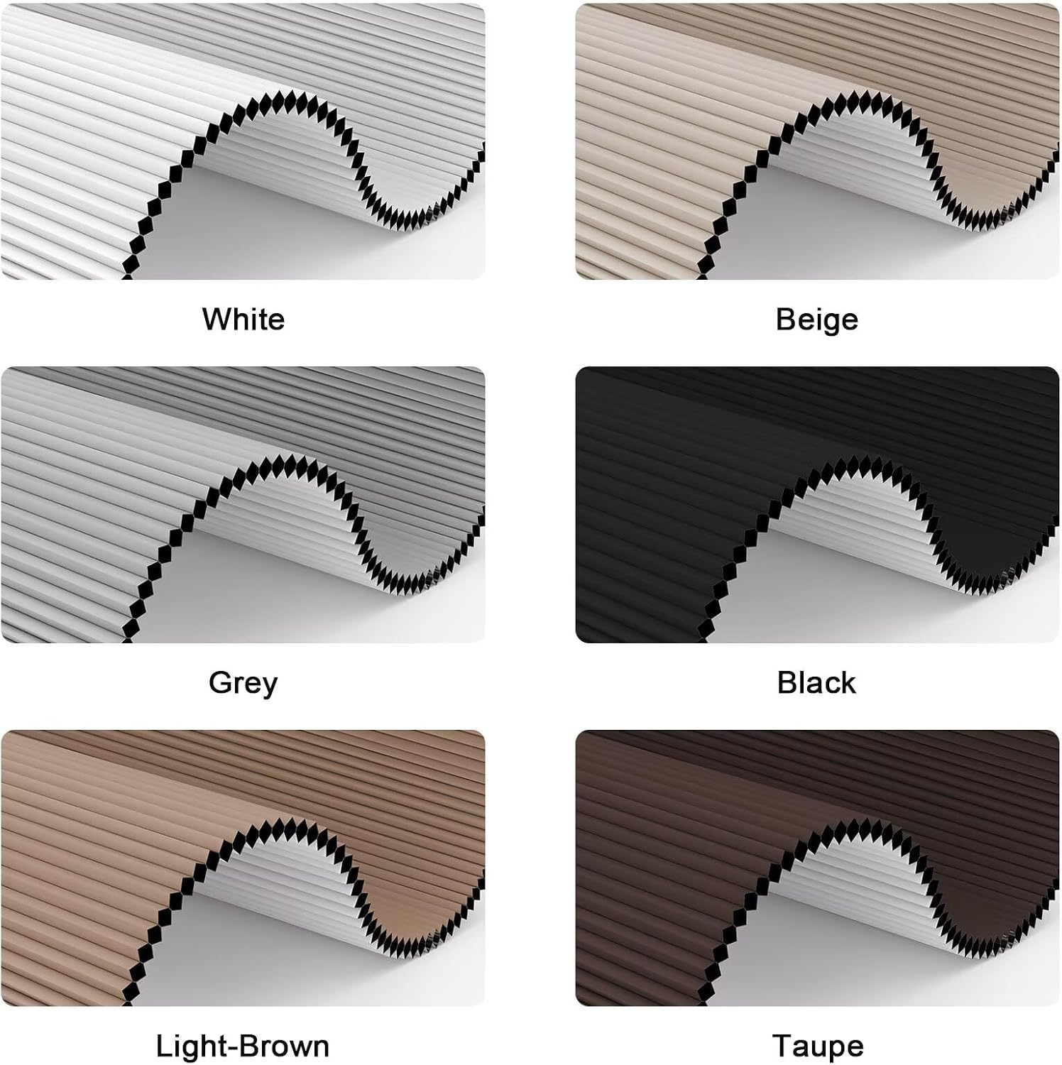 Thumbnail 6 de MYshade Cordless Blackout Honeycomb Cellular Shades (20" W x 48" H) in White