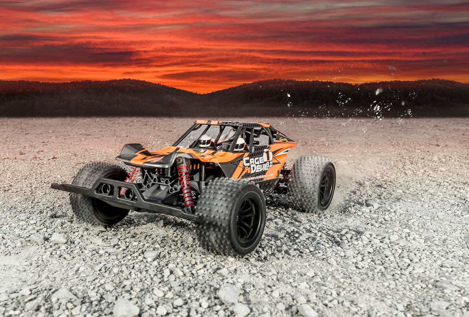 Detalle 1 de Carson Cage Devil 3.0 500404278 – truggy 1:10 RTR, 2,4 GHz, 30 km/h