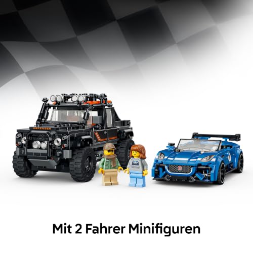 Thumbnail 6 de LEGO Speed Champions Jaguar Project 7 & Land Rover Defender 77264 – Bau- und Spielspaß für Autoliebhaber