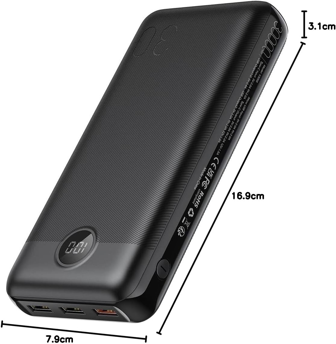 Thumbnail 6 de VEGER Power Bank 30000mAh 20W PD: ricarica rapida e display LED per più dispositivi