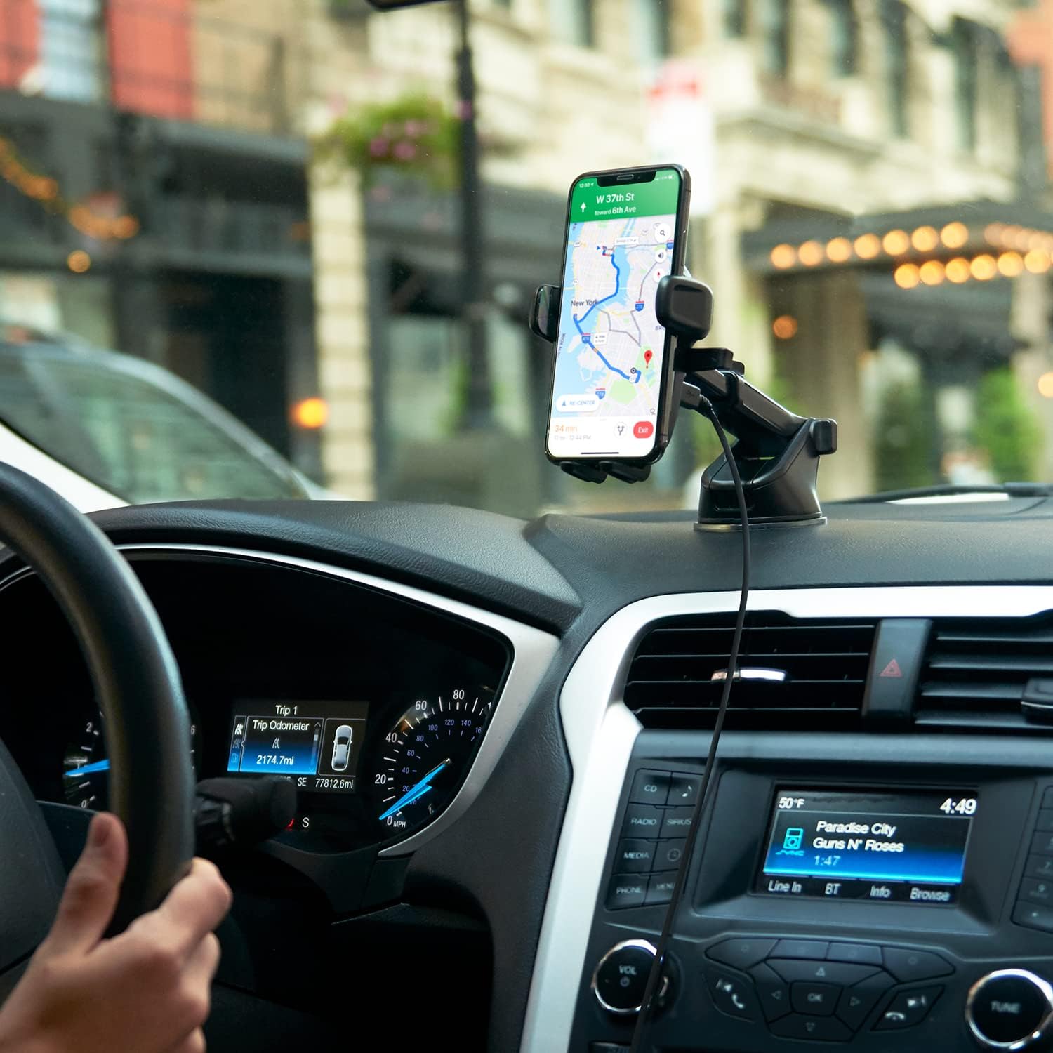 Thumbnail 6 de iOttie Easy One Touch Wireless 2 Qi Car Charger Dashboard Mount