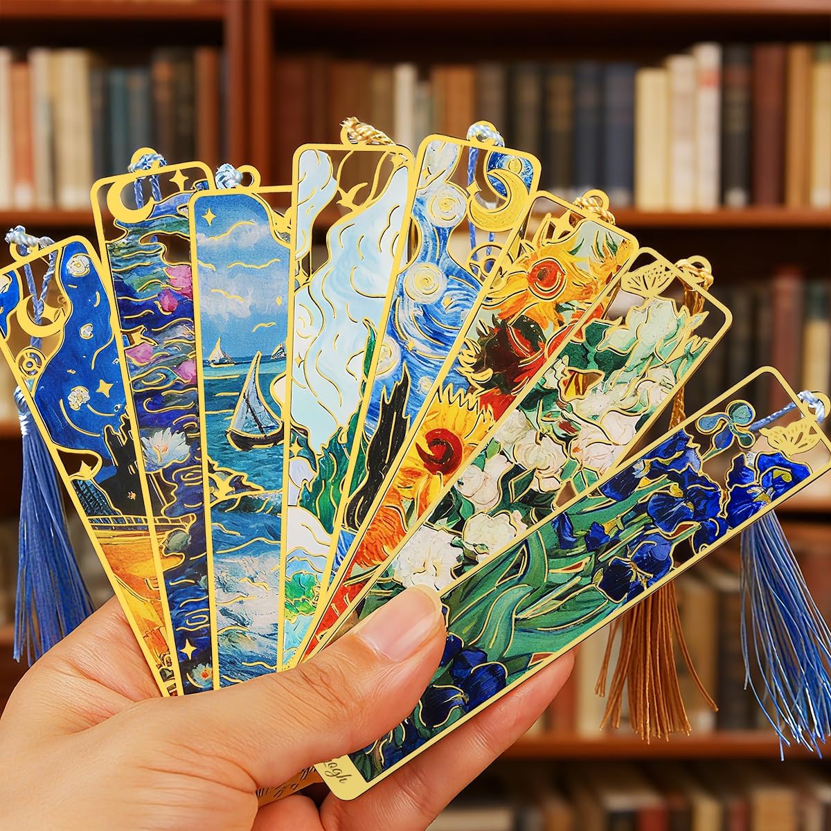 Detalle de KInsound Metal Bookmarks, 8-Piece Set