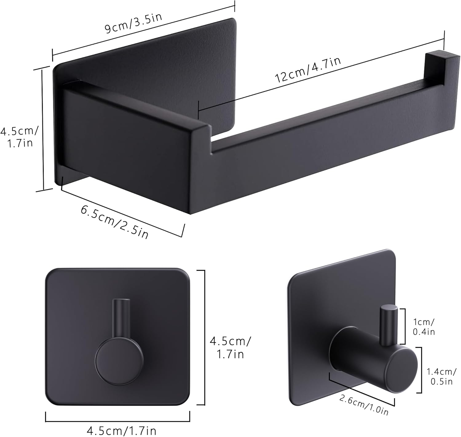 Thumbnail 2 de Aikzik Klopapierhalter 2 Haken 🚽