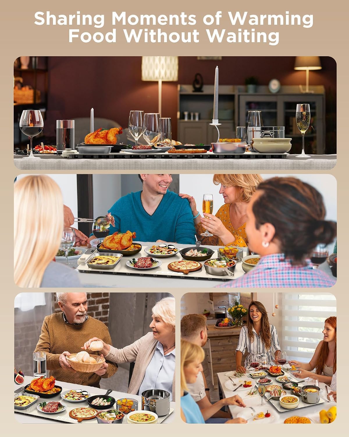 Thumbnail 6 de FEPPO Food Warming Mat 35" x 16