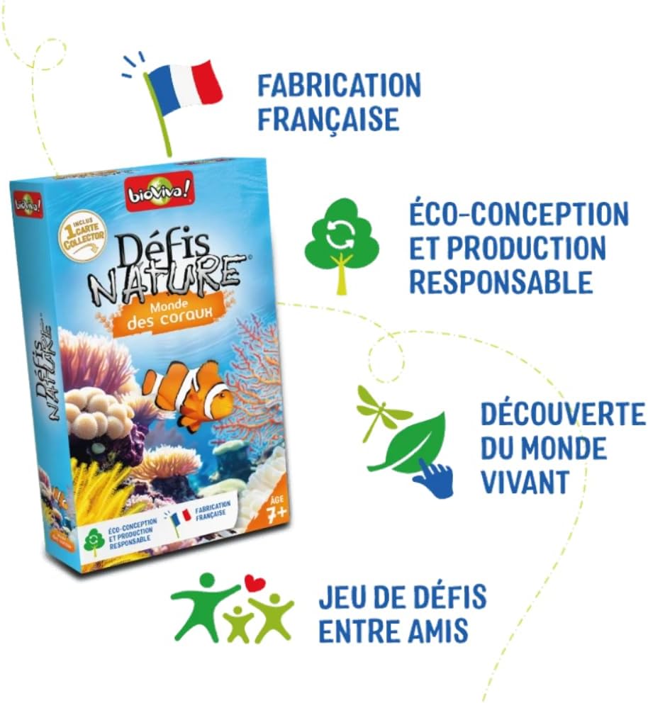 Thumbnail 2 de Bioviva Défis Nature – Monde des Coraux : jeu de défis nature pour 2 à 6 joueurs dès 7 ans