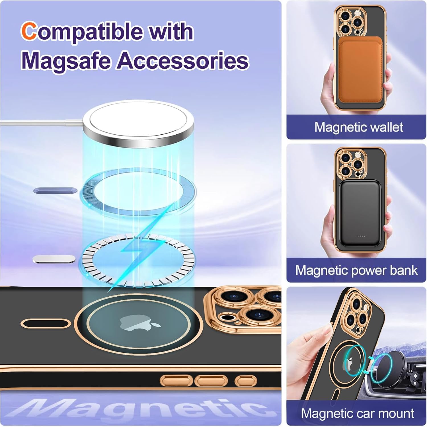 Detalle 2 de LCHULLE Magnetic iPhone 14 Pro Case