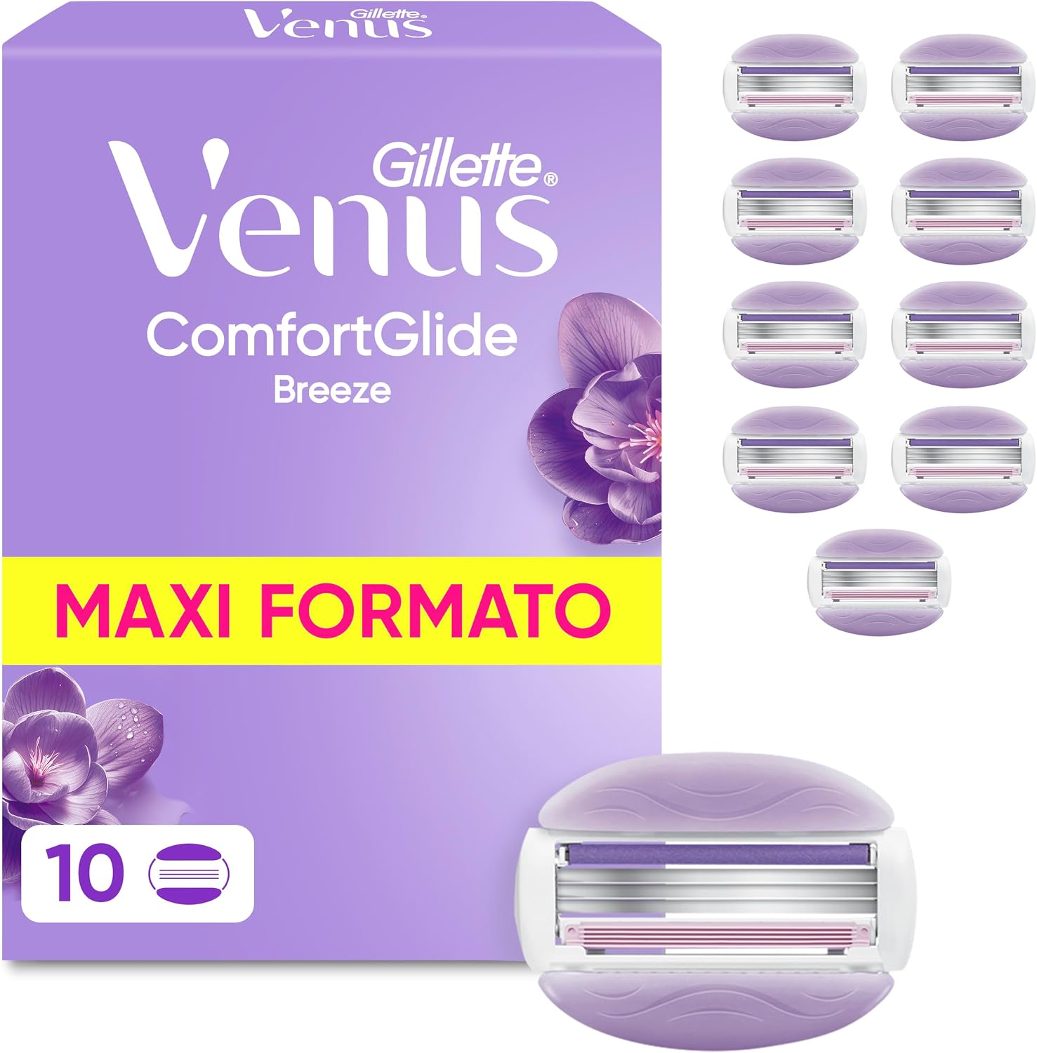 Detalle de Gillette Venus ComfortGlide Breeze 10 lamette