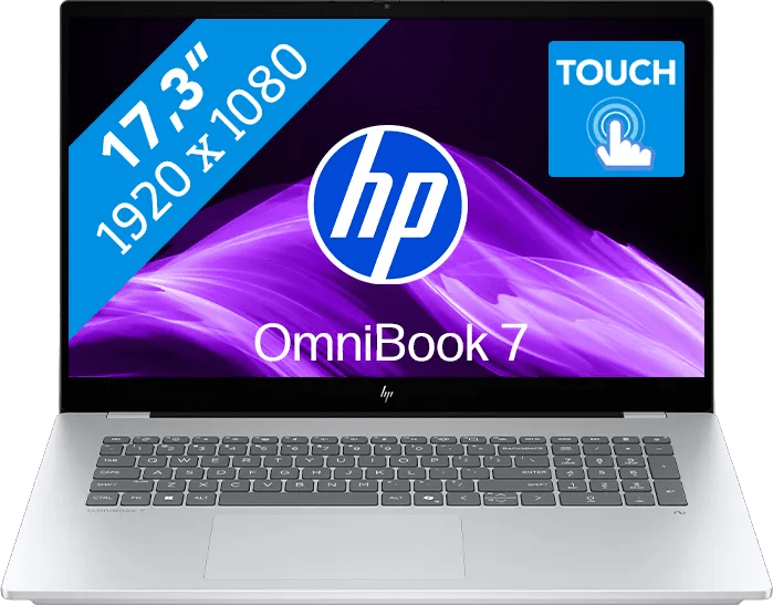 Detalle de HP OmniBook 7 Next Gen AI 17-dc0079ng: Leistung trifft Displayschärfe im 17,3-Zoll-Format