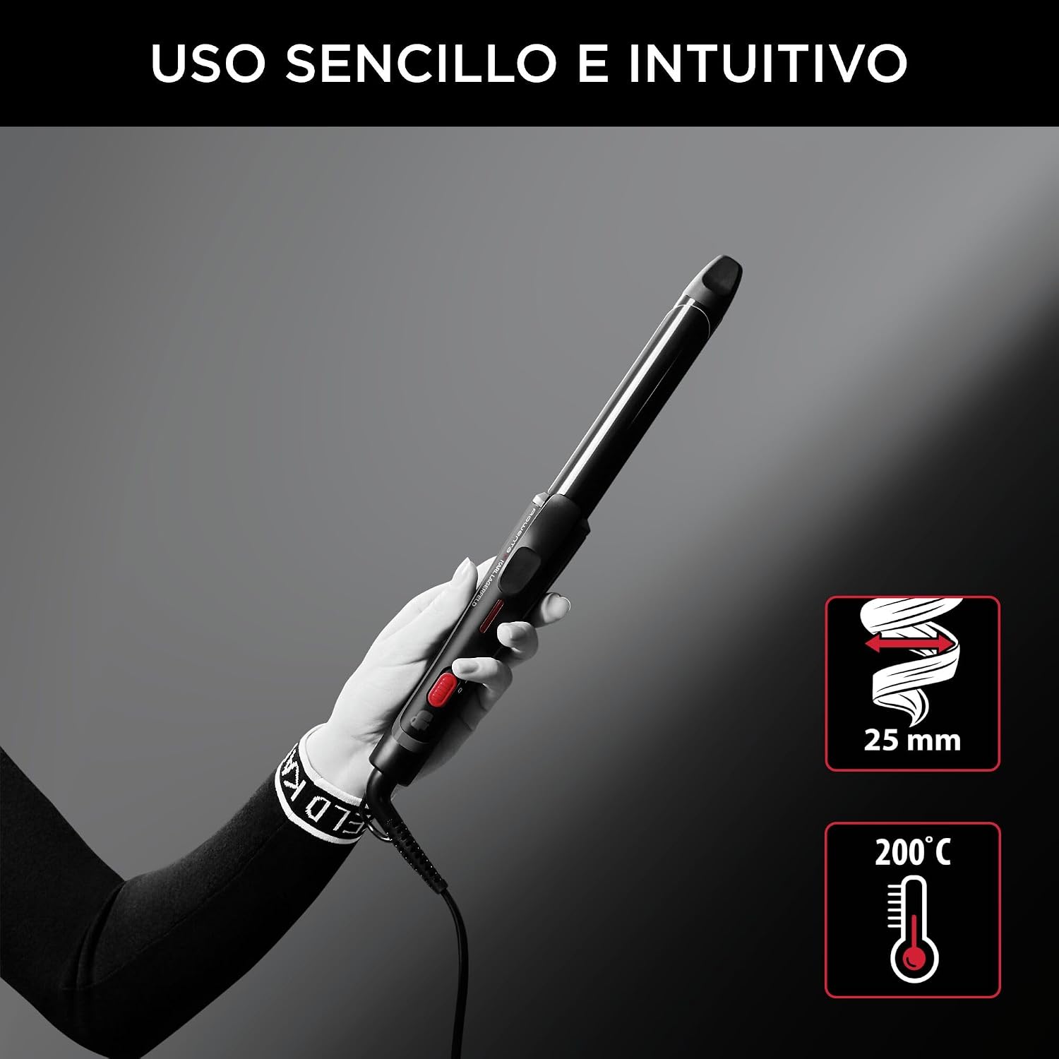 Detalle 2 de Rowenta Tenacilla Karl Lagerfeld CF321L 25 mm