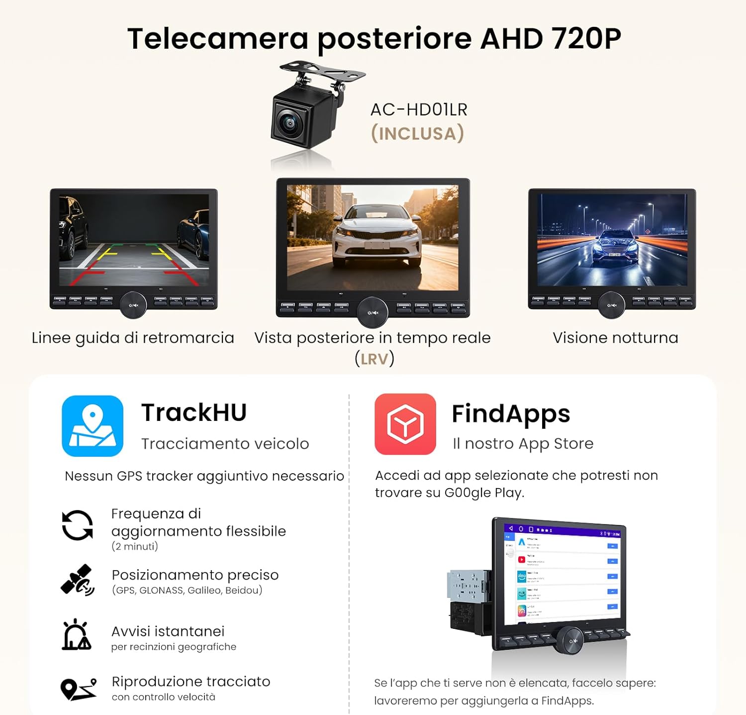 Thumbnail 6 de ATOTOZONE 10,1" FlexView Android Autoradio with Schermo Fluttuante Adattivo per 1DIN & 2DIN