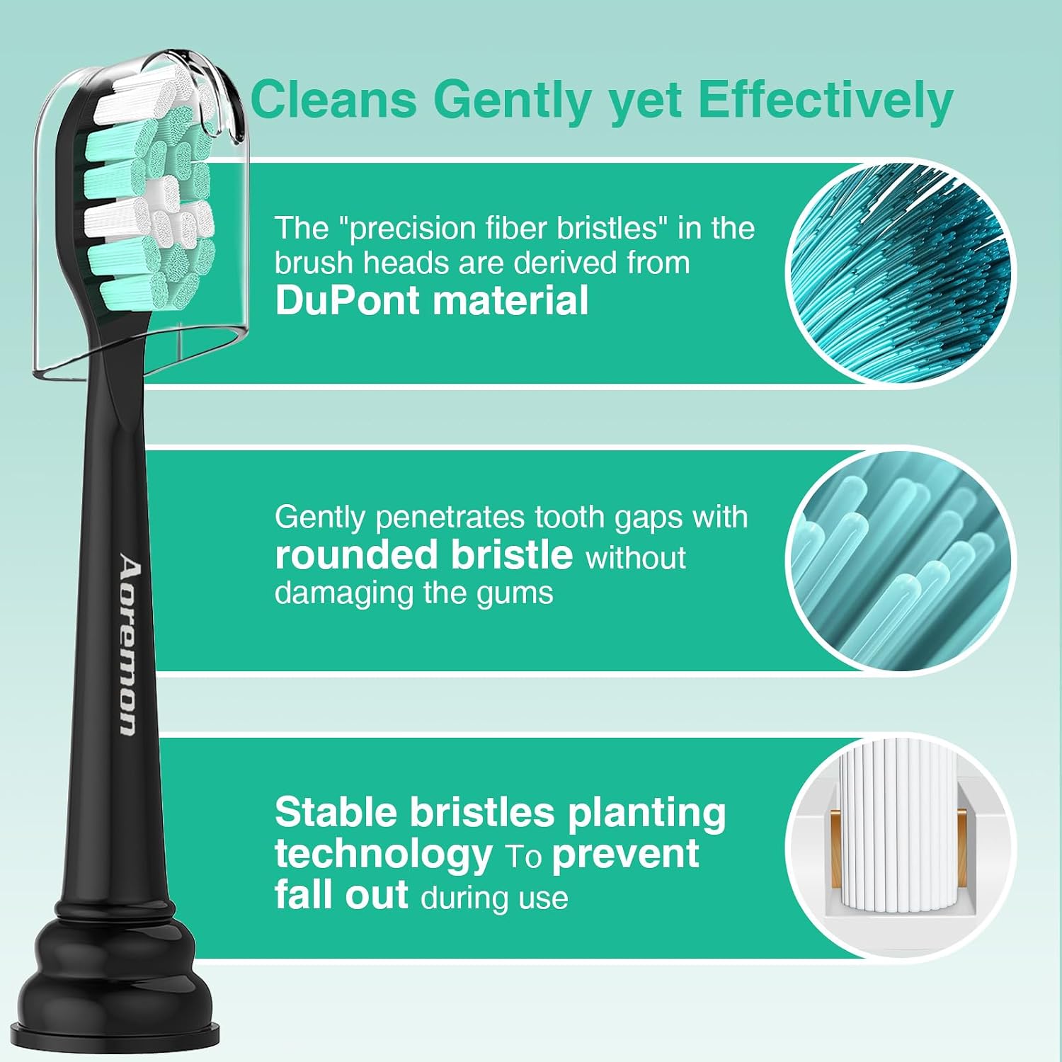 Detalle de Aoremon Replacement Toothbrush Heads C2/W