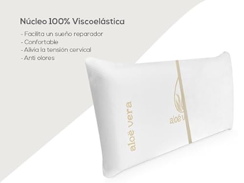 Thumbnail 6 de DUÉRMETE ONLINE Aloe Vera Visco almohada 75 x 40 cm