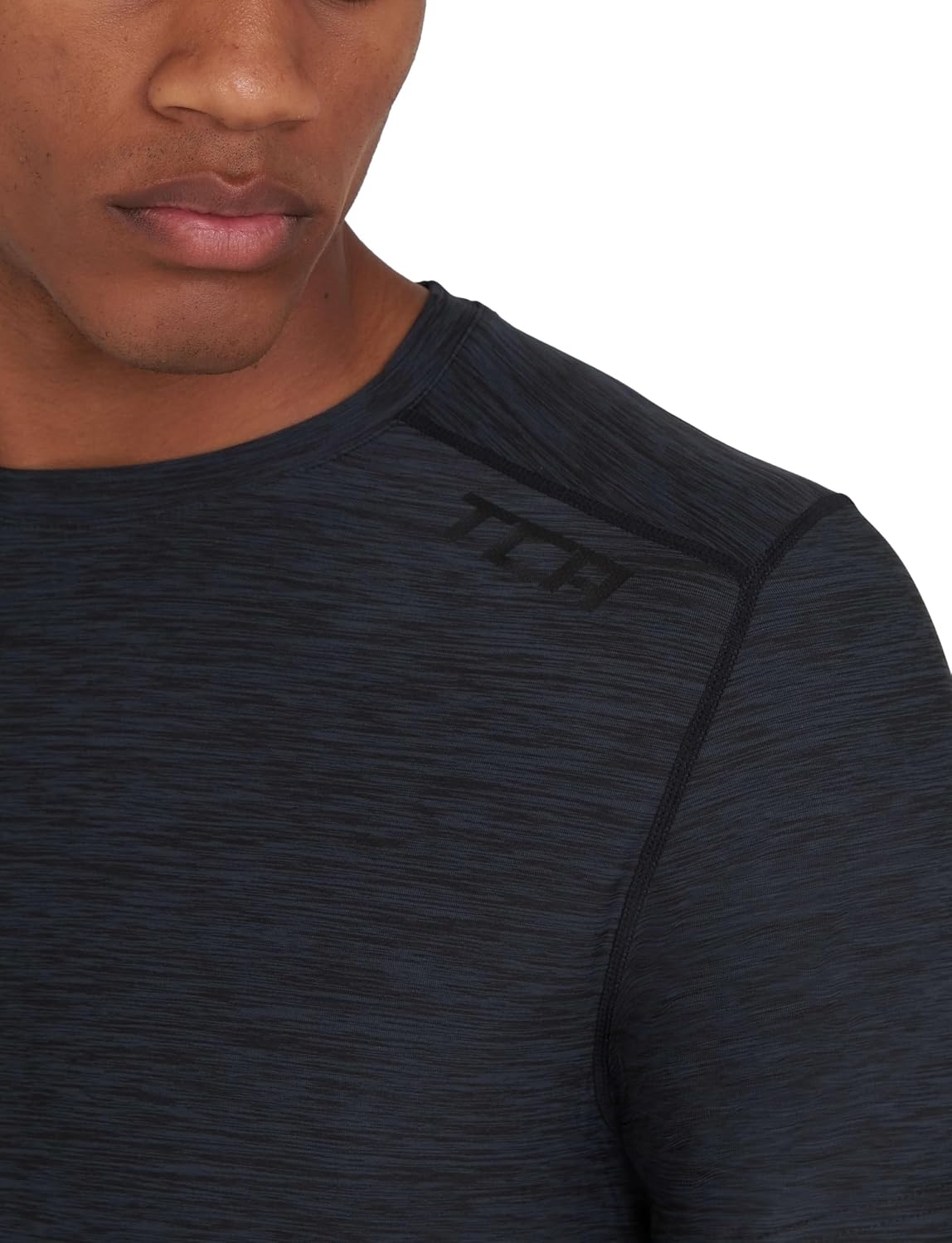 Detalle de TCA Galaxy Maglietta Palestra Uomo - Maglia Running a Maniche Corte, stile spacedye e tecnologia D.R.Y. per allenamenti comodi