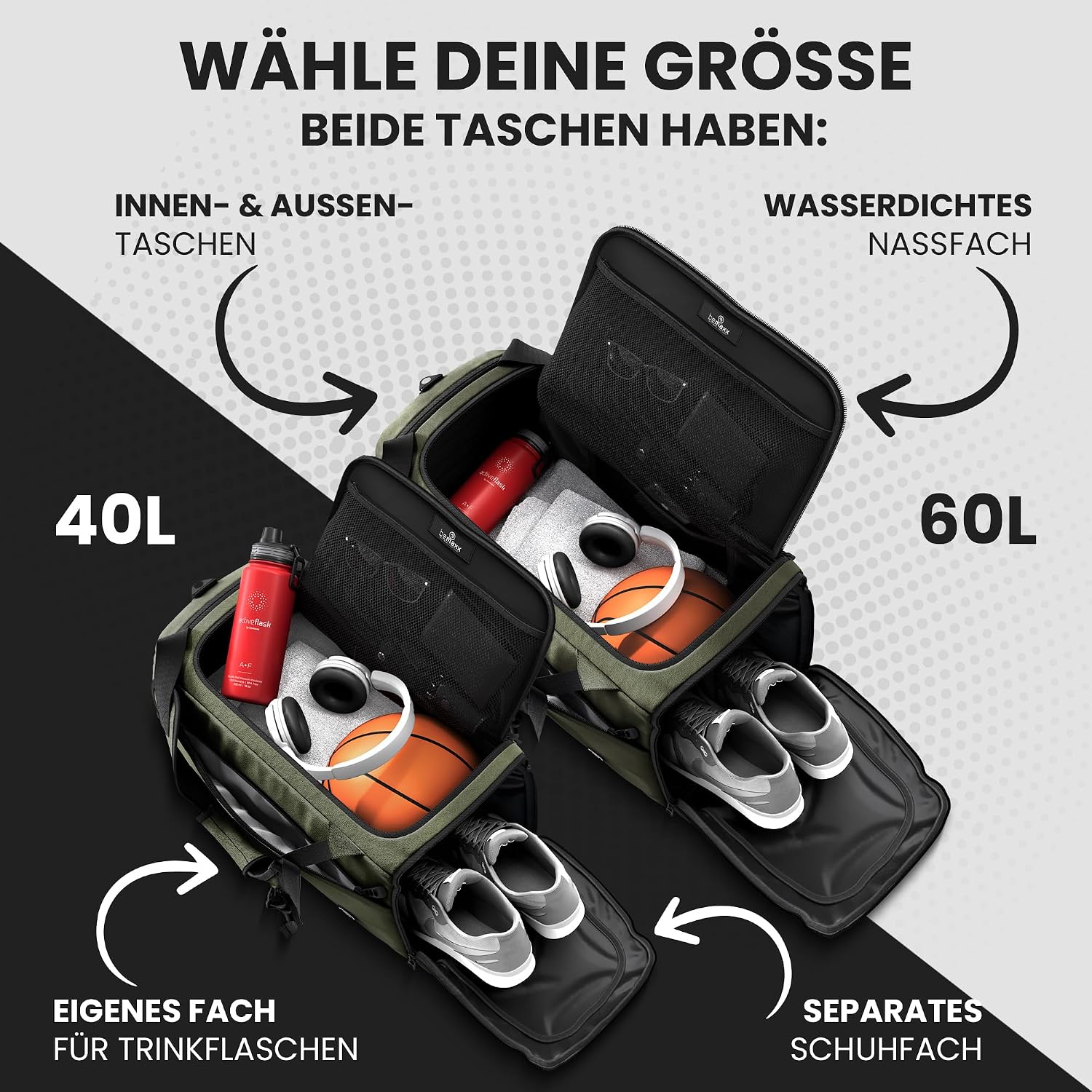 Thumbnail 1 de Sporttasche Trainingstasche 60L