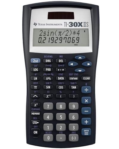 Detalle de TI-30XIIS Scientific Calculator, Black by Texas Instruments